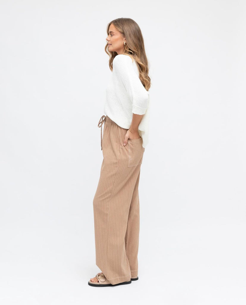 Label of Love Beige Cotton Pant